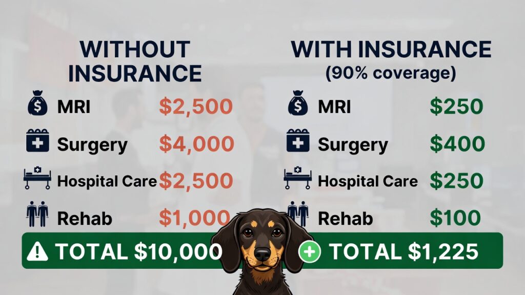 Pet owner reviewing insurance plan as veterinary costs rise in 2026”